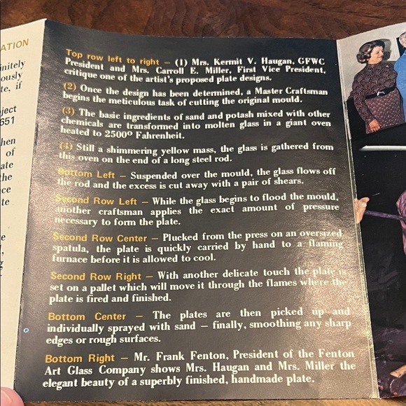 Fenton Antique Powder Blue The Spirit of 1776 Commemorative Plate - Picture 17 of 17